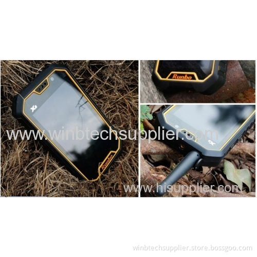 Runbo X6 Ip 67 Waterproof Dustproof Dual Sim Cards Walkie-talkie Android Os 4.2 Smartphone Quad-core 32g Rom 2g Ram